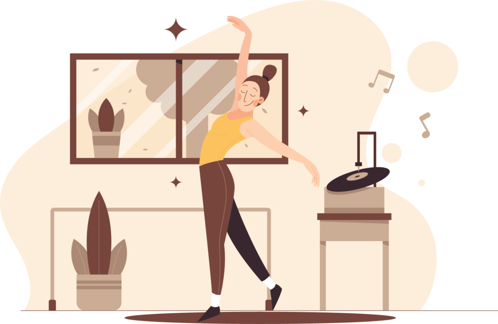 choisir son sport : une femme qui danse