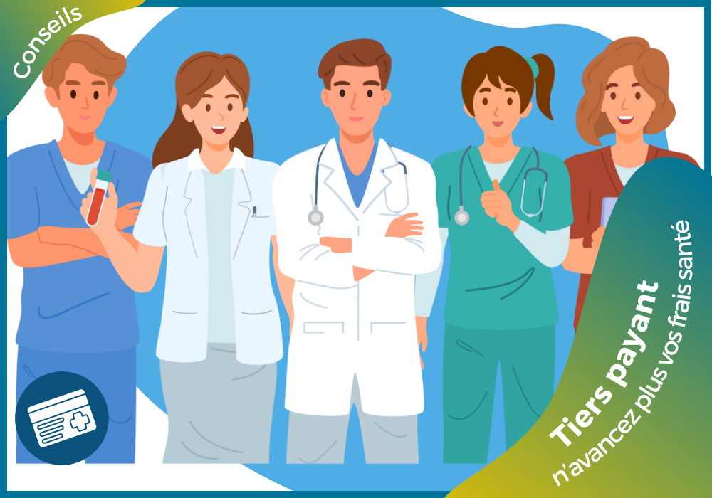 tiers payant dans les mutuelles - plusieurs professionnels de santé sont présents